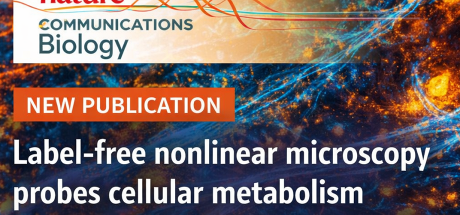 New publication in Nature Communication Biology, “Label-free nonlinear microscopy probes cellular metabolism and myelin dynamics in live tissue”