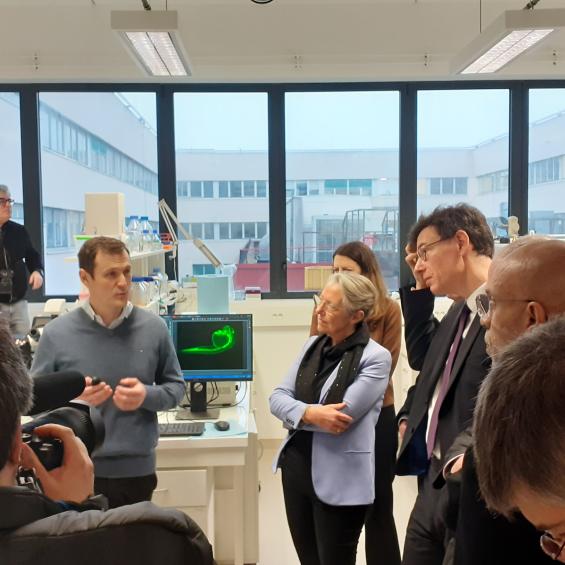 Visite ministérielle au LOB